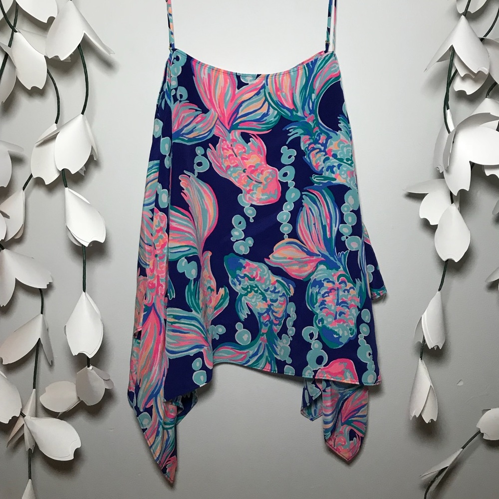 Lilly Pulitzer Satin Top
